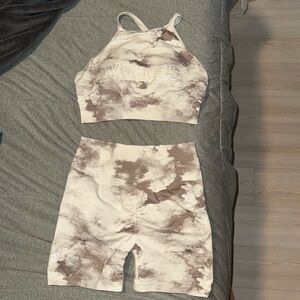 She DarcSport Sports Bra and Shorts